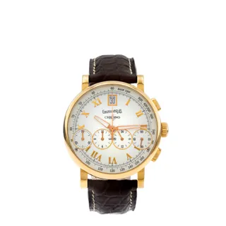 Eberhard & Co. Chrono 4 30059 18k rose gold White