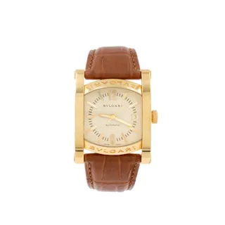 Bulgari Assioma AA44G-D1122 44mm 18k yellow gold White