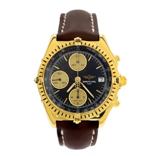 Breitling 3175 18k yellow gold Black