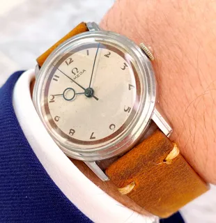 Omega vintage Stainless steel Cream