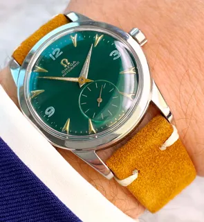 Omega Vintage 2576 34mm Stainless steel Green