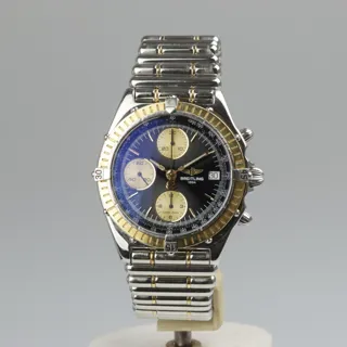 Breitling Chronomat B13047 Yellow gold and Stainless steel blue