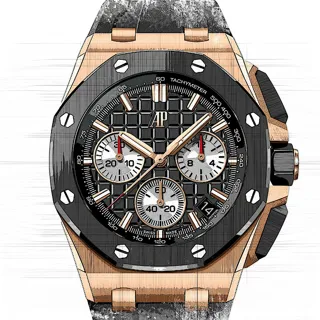 Audemars Piguet Royal Oak Offshore 26420RO.OO.A002CA.01 Rose gold Black