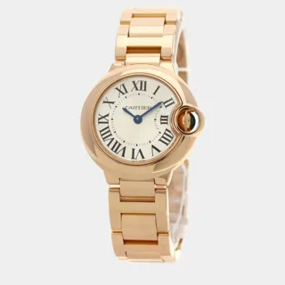 Cartier Ballon Bleu W69002Z2 Rose gold Silver