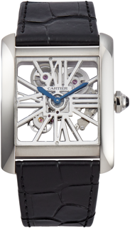 Cartier Tank MC W5310026 Palladium Skeletonized