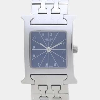 Hermès Heure H HH1.210 Stainless steel Blue