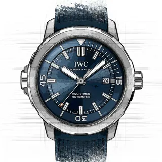 IWC GST Aquatimer IW3288-01 Edelstahl Blau