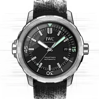 IWC GST Aquatimer IW3288-02 Stainless steel Black