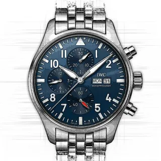 IWC Pilot IW3780-04 Stainless steel Blue