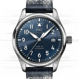 IWC Pilots IW3282-03 Stainless steel Blue