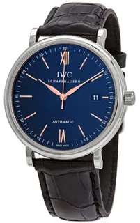 IWC Portofino IW356523 Stainless steel Blue