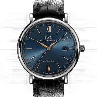 IWC Portofino IW356523 40mm Stainless steel Blue