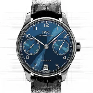 IWC Portugieser IW500710 Stainless steel Blue