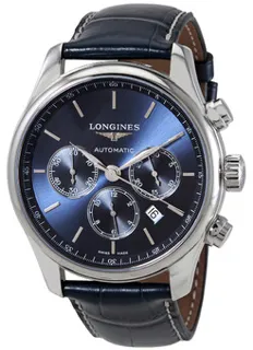 Longines Master Chronograph L2.859.4.92.0 Stainless steel Blue