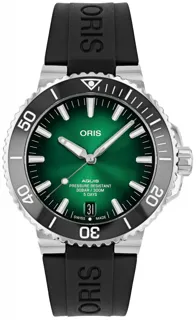 Oris Aquis 01 400 7763 4157 07 4 24 74EB Stainless steel Green