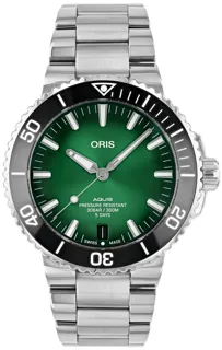 Oris Aquis Date 01 400 7763 4157 07 8 24 09PEB Stainless steel Green