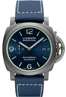 Panerai Luminor Marina PAM 01117 Titanium Blue