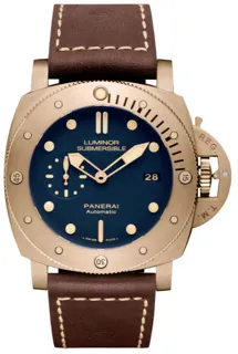 Panerai Submersible PAM 00671 Bronze and Titanium Blue