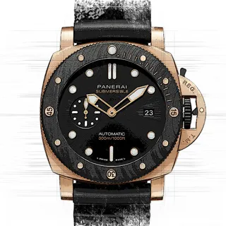 Panerai Submersible PAM02070 Goldtech Black