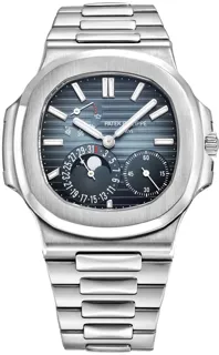 Patek Philippe Nautilus Moonphase 5712/1A-001 40mm Stainless steel Blue