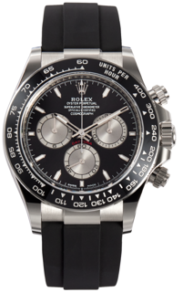 Rolex Daytona White Gold Oysterflex Black Dial 126519LN-0002 Ceramic and White gold Black