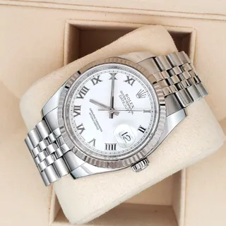 Rolex Datejust 36 116234 Stainless steel White