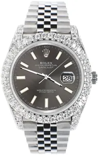 Rolex Datejust 41 126300 Stainless steel gray