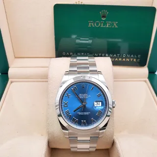 Rolex Datejust 41 126300 Stainless steel Blue