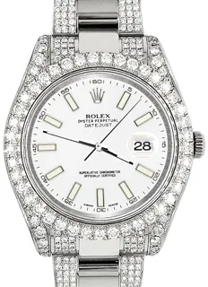 Rolex Datejust II 116300 Stainless steel White