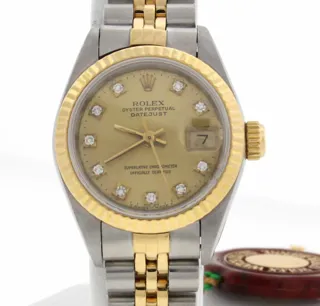 Rolex Datejust Stainless steel and 18k yellow gold champagne