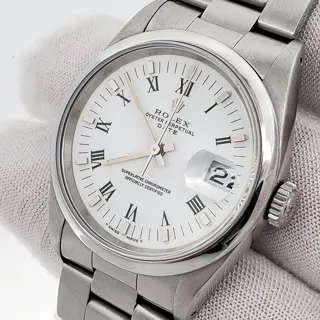 Rolex Oyster Perpetual Date 15200 Stainless steel White