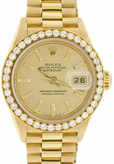 Rolex President Datejust 26mm Yellow gold Champagne