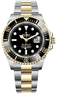 Rolex Sea-Dweller 126603 Stainless steel and 18k yellow gold Black