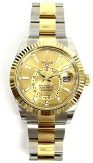 Rolex Sky-Dweller 336933-0001 Yellow gold and Oystersteel Golden