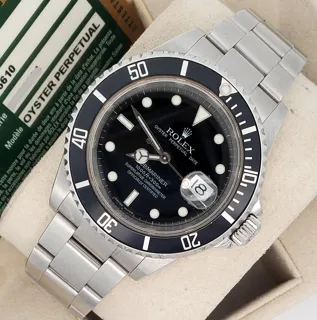 Rolex Submariner 16610 Stainless steel Black