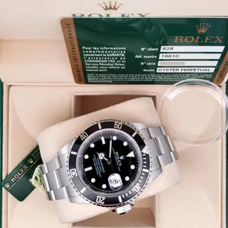 Rolex Submariner 16610 Stainless steel Black