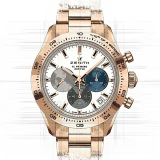 Zenith Chronomaster Sport 18.3101.3600/69.M3100 Rose gold Weiß