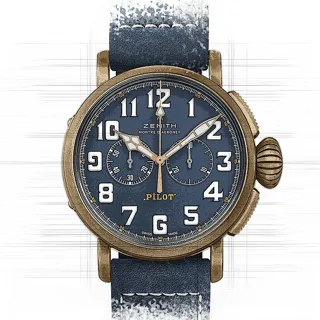 Zenith Pilot Type 20 29.2430.4069/57.C808 Bronze Blue