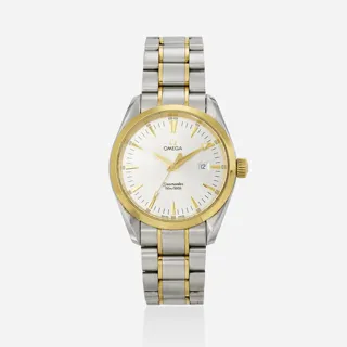 Omega Aqua Terra 2318.30 39mm Stainless steel and 18k yellow gold Silver