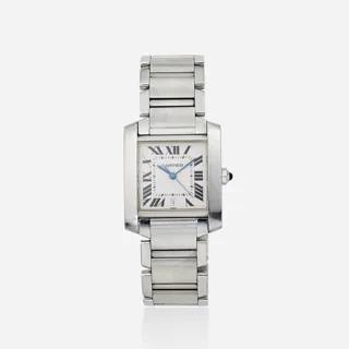 Cartier Tank Française 2302 28mm Stainless steel Silver