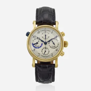 Chronoswiss Tora CH7421 38mm 18k yellow gold Silver