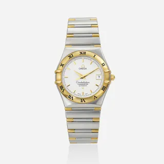 Omega Constellation 1302.30.00 35.5mm Yellow gold and Stainless steel Silver