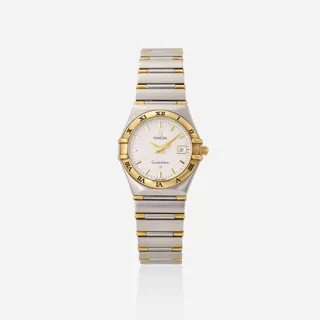 Omega Constellation 1382.30.00 27.5mm Yellow gold and Stainless steel Silver