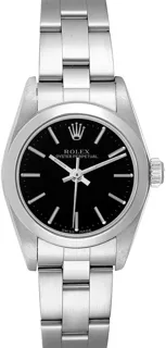 Rolex Oyster Perpetual 76080 Stainless steel Black