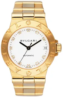 Bulgari Diagono LCV 29 G Yellow gold White