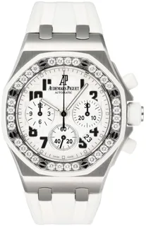 Audemars Piguet Royal Oak Offshore 26048SK.ZZ.D010CA.01 Stainless steel and Rubber White