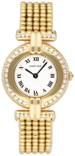 Cartier Colisee 881092 24mm Yellow gold White