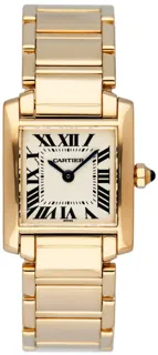 Cartier Tank Française W50002N2 Yellow gold White