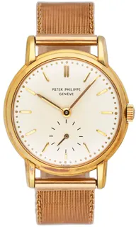 Patek Philippe Calatrava 2484 Yellow gold Silver