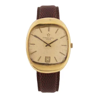 Eterna Matic 18ct Gold Champagne